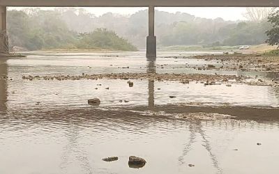 RIO PARAGUAI NO PERÍMETRO DE BARRA DO BUGRES REGISTRA IMAGENS ASSUSTADORAS