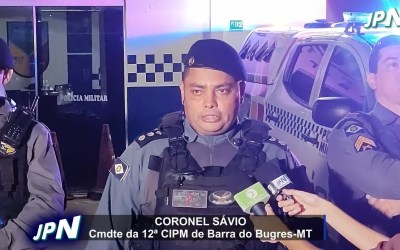 TENTATIVA DE SEQUESTRO E ASSALTO DE CAMIONETE EM BARRA DO BUGRES NESTA SEXTA