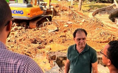 Chico Guarnieri visita as cidades Rio Branco e Salto do Céu, destruídas pelas chuvas